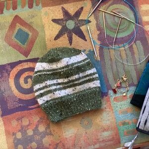 Winter Handknit Beanie Toque Twilight Bella Inspired Merino Wool Silk Mohair SM